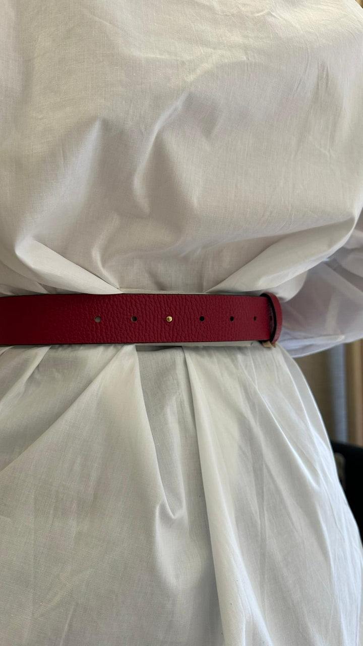 CINTO VERMELHO COM FECHO DE PINO RINASCIMENTO