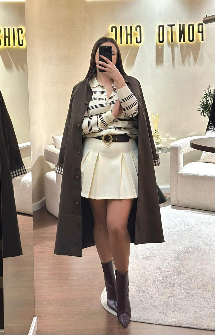SAIA CRU PLISSADA PONTO CHIC