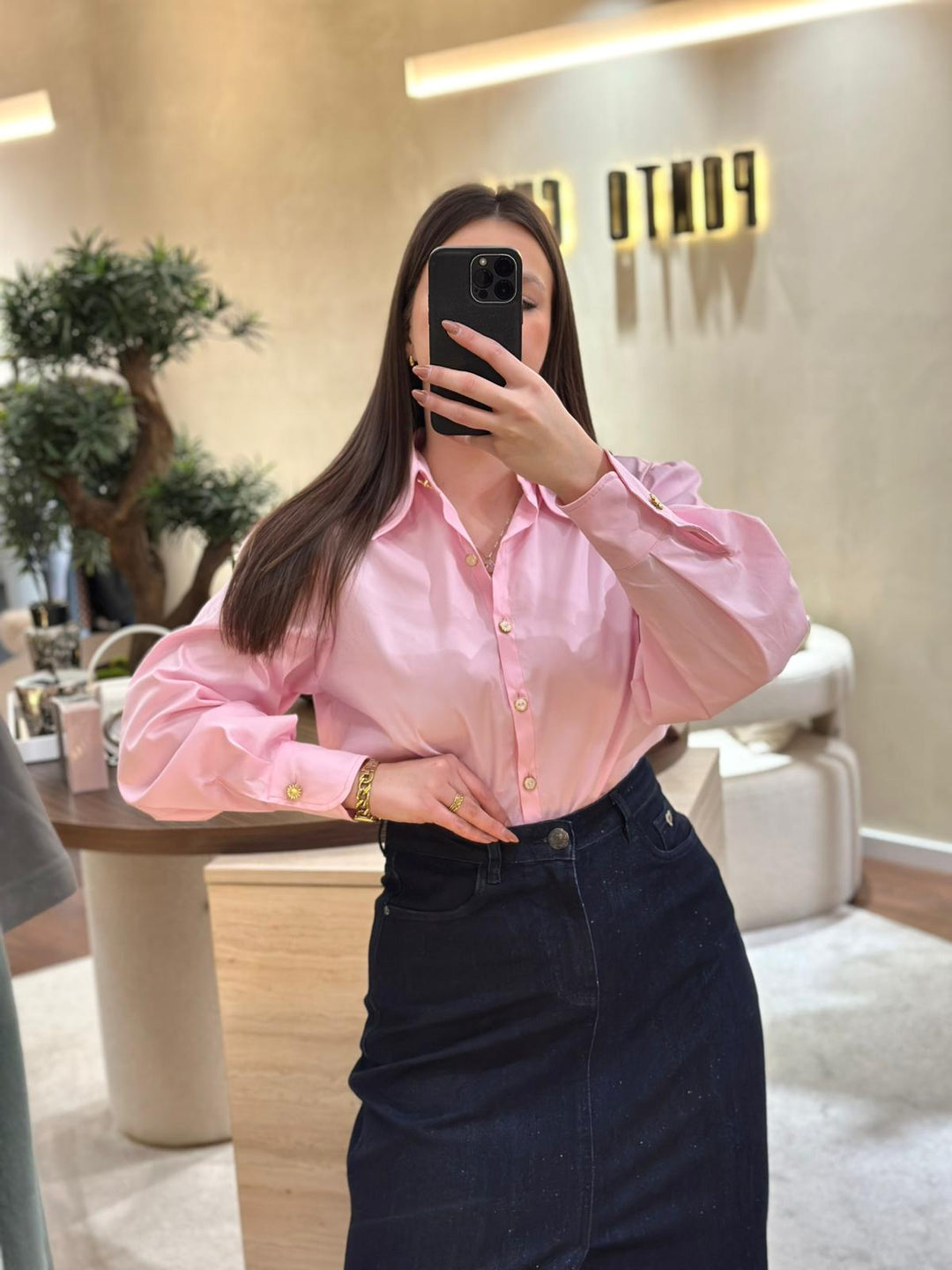 BODY ROSA MANGA COMPRIDA SAHOCO