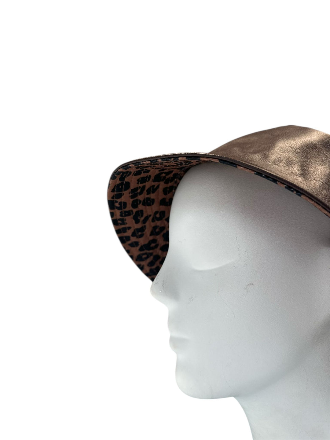 CHAPÉU CASTANHO REVERSÍVEL ANIMAL PRINT PONTO CHIC