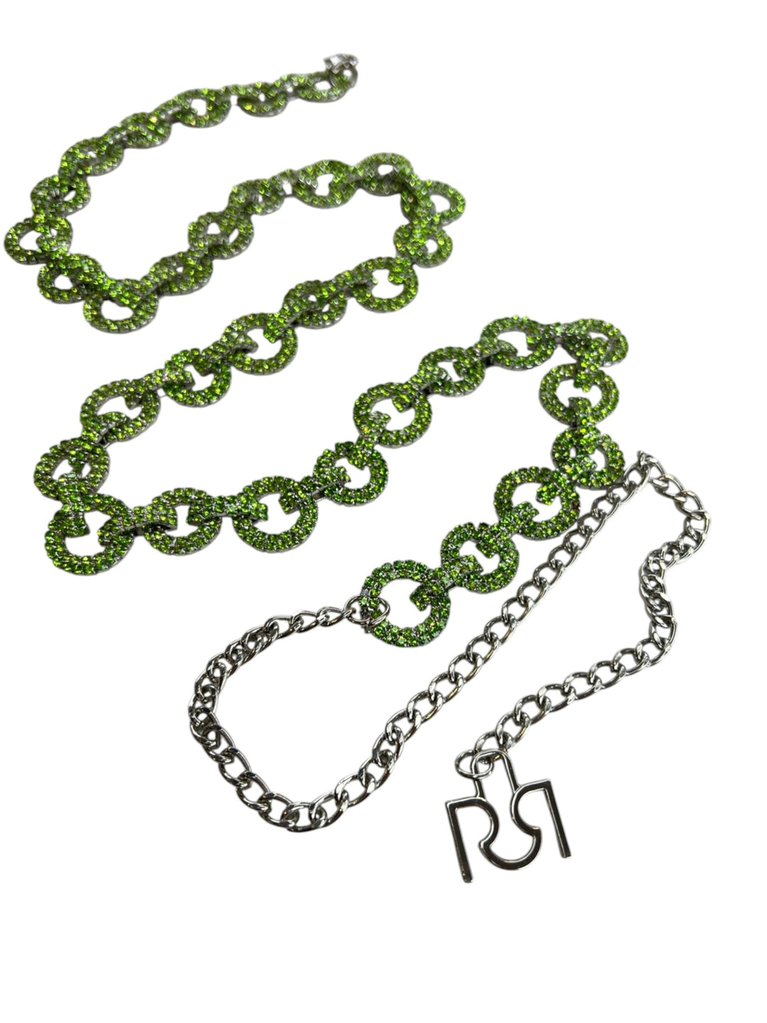 CINTO ELOS BRILHANTES VERDE RINASCIMENTO