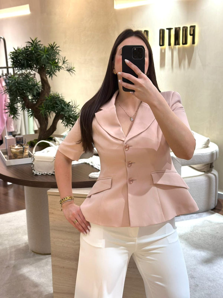 BLAZER ROSA CINTADO MISS YOU