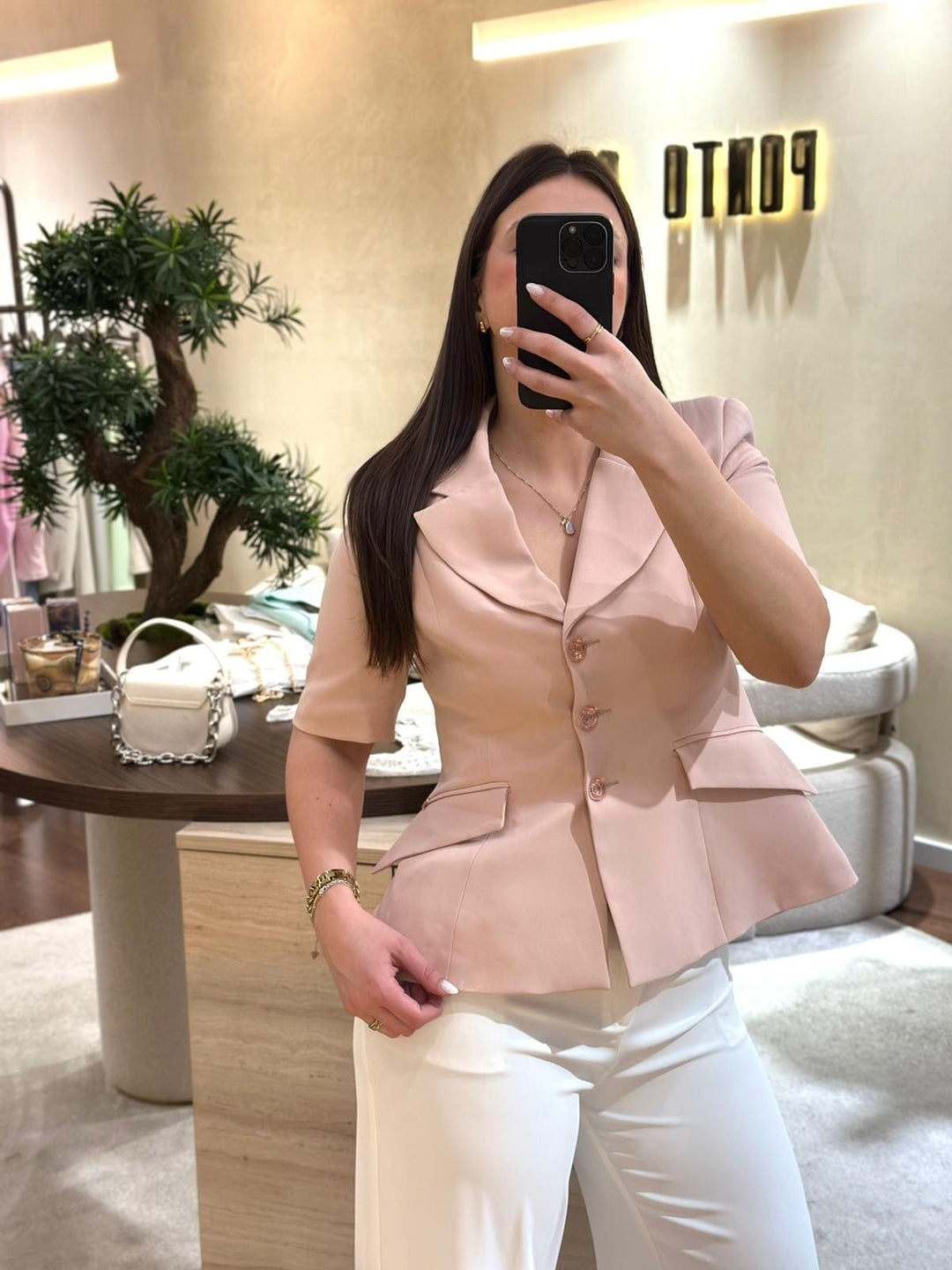 BLAZER ROSA CINTADO MISS YOU