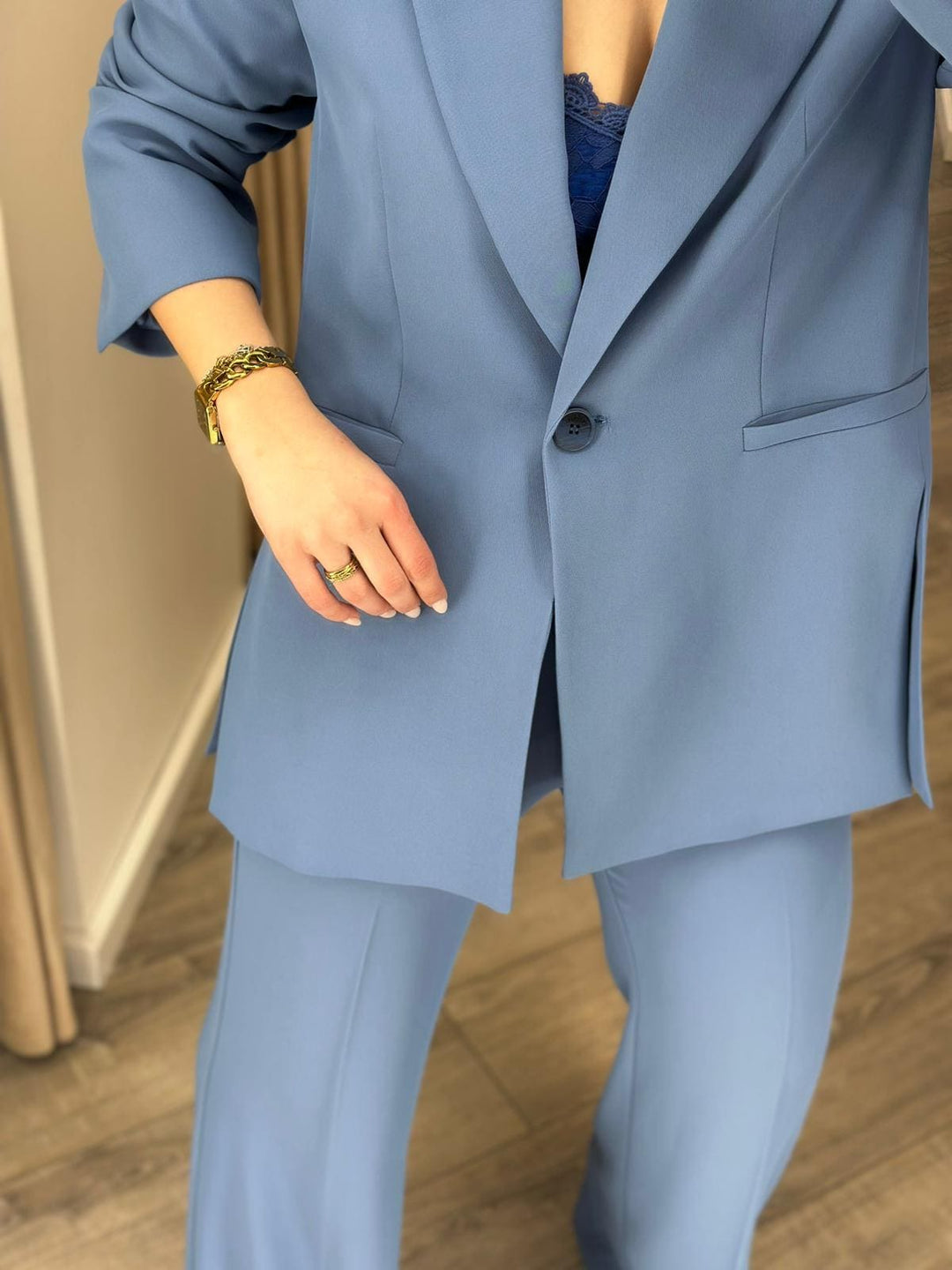 BLAZER AZUL COBALTO DE ALFAIATARIA IMPERIAL