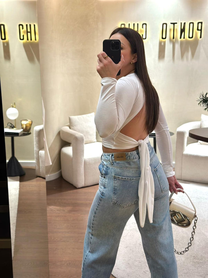CALÇA DE GANGA WIDE LEG DIXIE