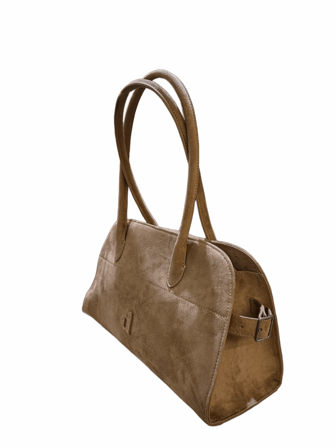 BOLSA EM PELE CAMURÇA CASTANHA DIXIE