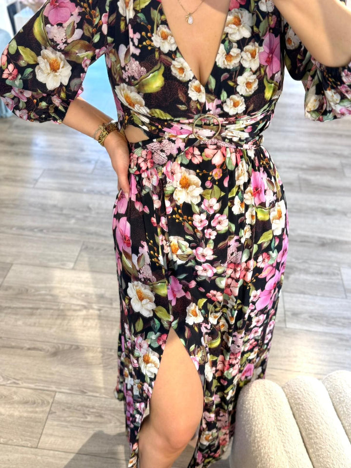 VESTIDO LONGO ESTAMPADO IMPERIAL