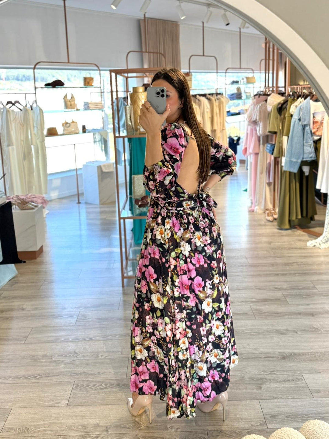 VESTIDO LONGO ESTAMPADO IMPERIAL