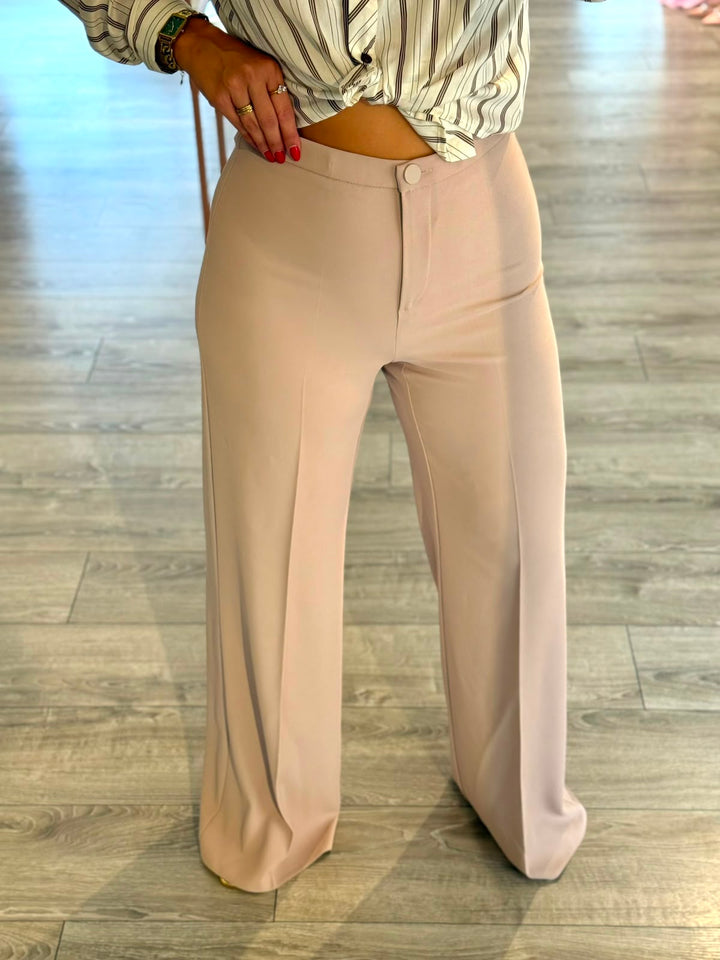 CALÇA PANTALONA BEGE RINASCIMENTO