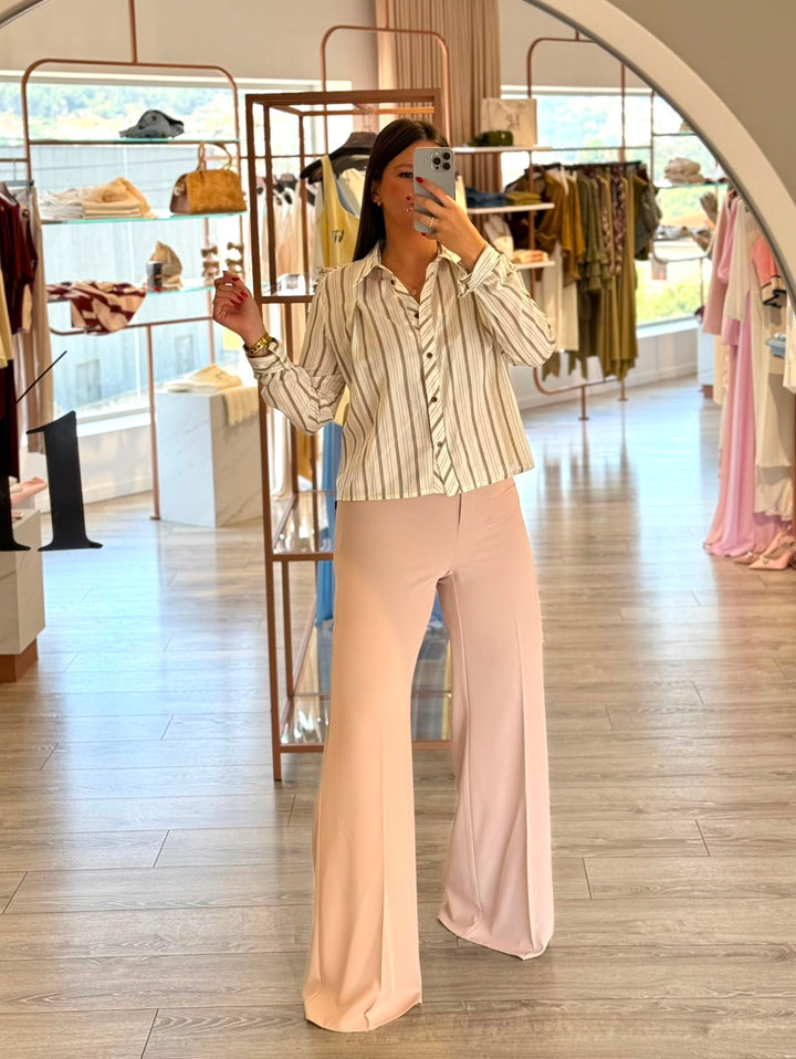 CALÇA PANTALONA BEGE RINASCIMENTO