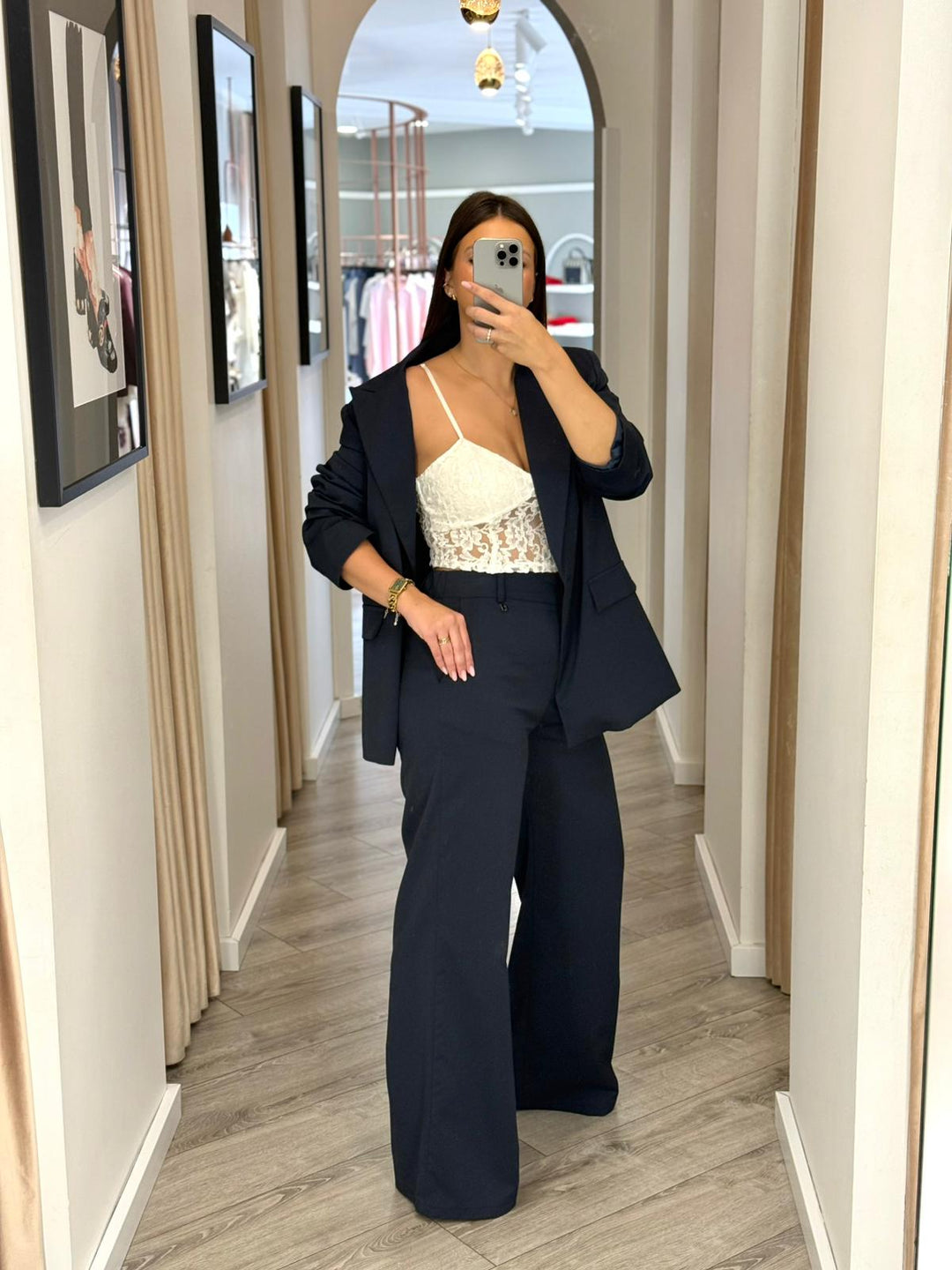 CALÇA AZUL DE ALFAIATARIA DIXIE