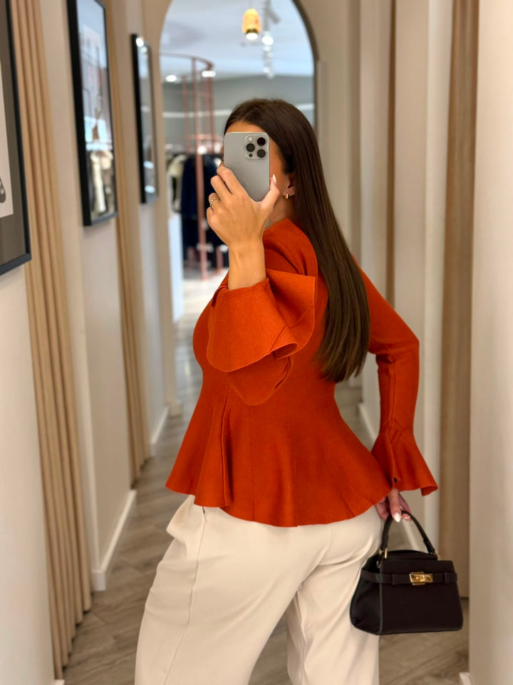 CAMISOLA TERRACOTA GODÉ E OMBREIRAS PONTO CHIC