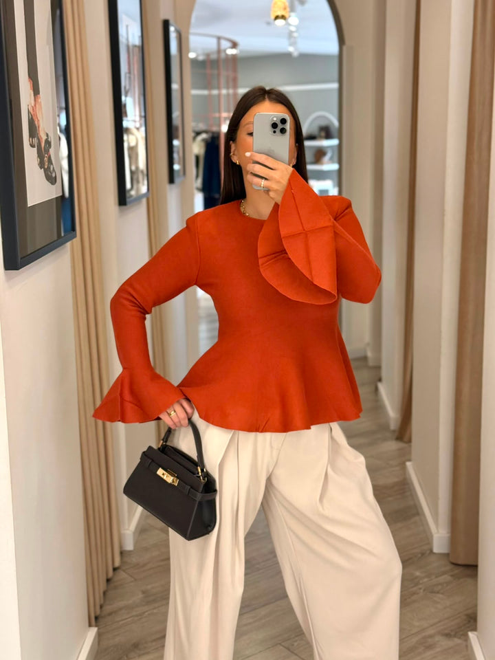 CAMISOLA TERRACOTA GODÉ E OMBREIRAS PONTO CHIC