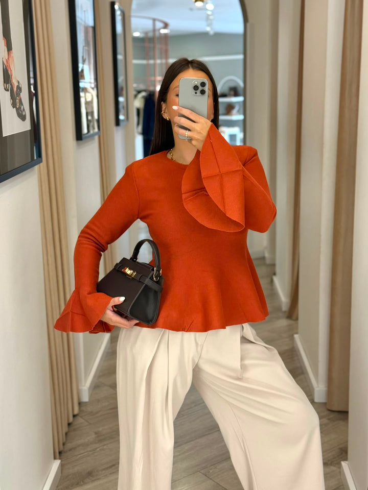 CAMISOLA TERRACOTA GODÉ E OMBREIRAS PONTO CHIC