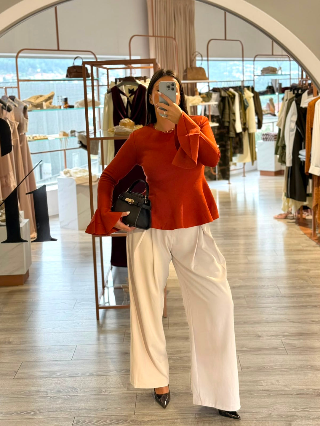 CAMISOLA TERRACOTA GODÉ E OMBREIRAS PONTO CHIC