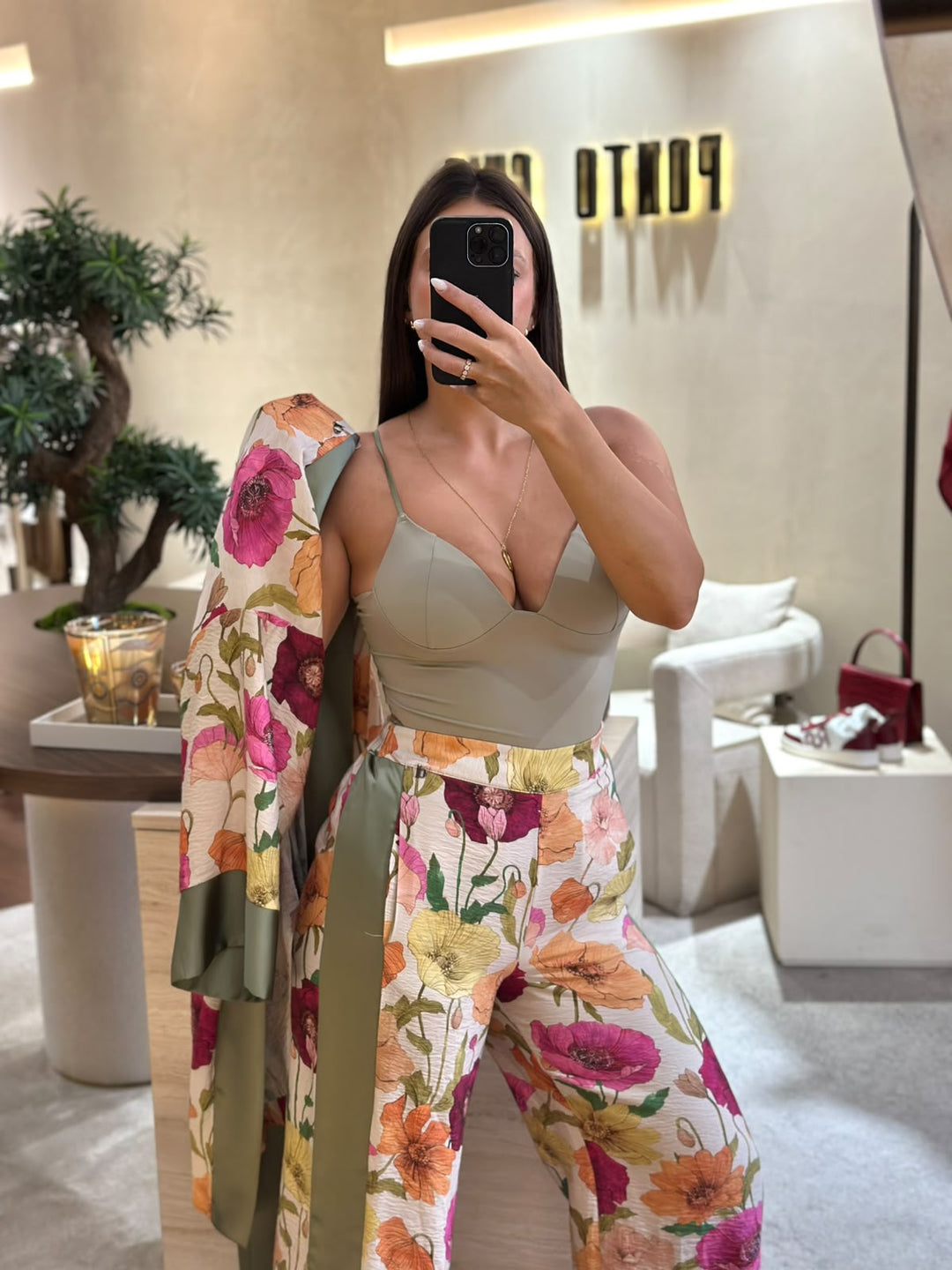 Casaco floral multicolor Dixie | Ponto Chic