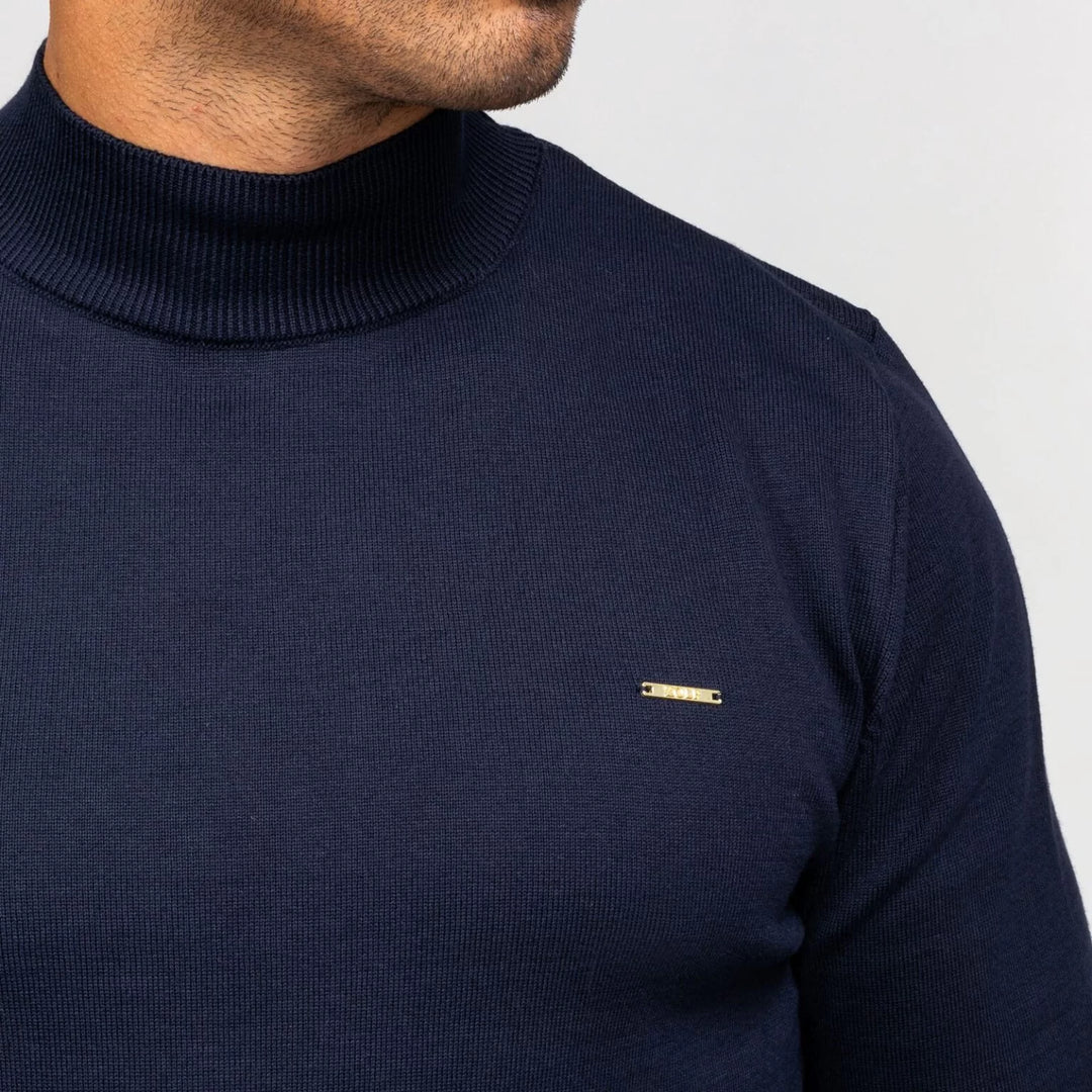 CAMISOLA MEIA GOLA AZUL ZOLF