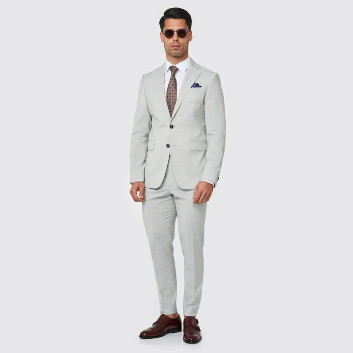 FATO CINZA CLARO SLIM FIT ZOLF
