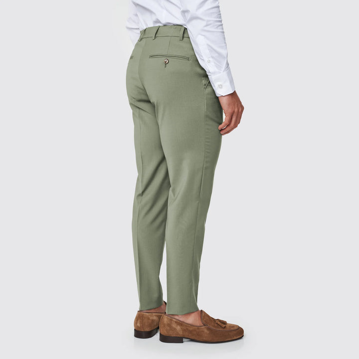 Fato verde claro slim fit Zolf | Ponto Chic