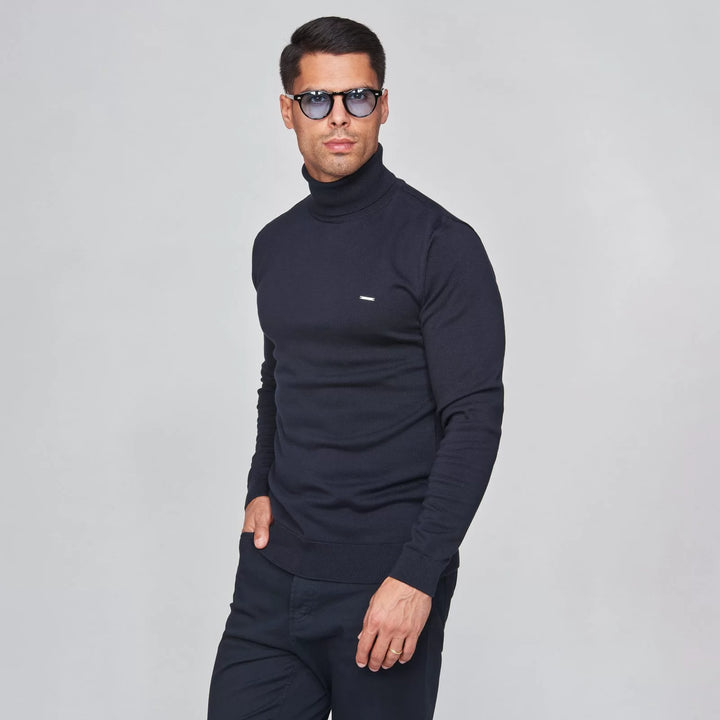 CAMISOLA GOLA ALTA AZUL ZOLF