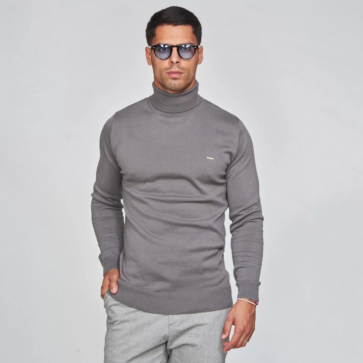 CAMISOLA GOLA ALTA CINZA ZOLF