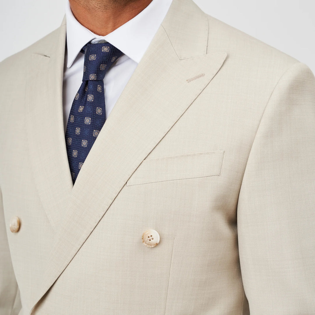 FATO TRESPASSE TEXTURA BEGE CLARO SLIM FIT ZOLF