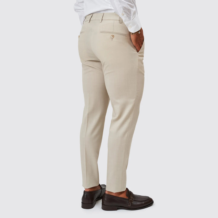 FATO TRESPASSE TEXTURA BEGE CLARO SLIM FIT ZOLF
