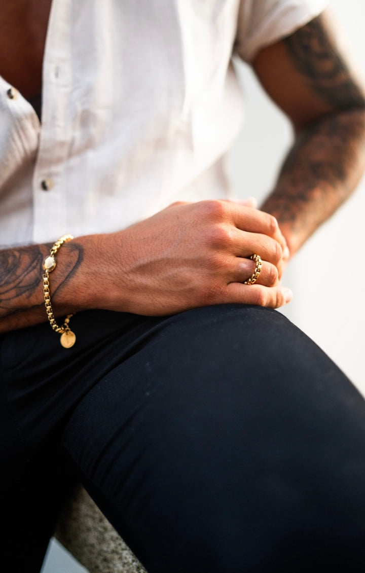 ANEL BIGARGO GOLD PONTO CHIC