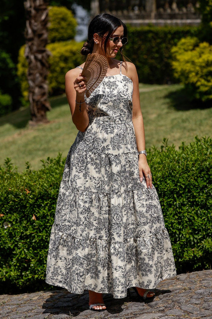 VESTIDO FLORATTA PONTO CHIC
