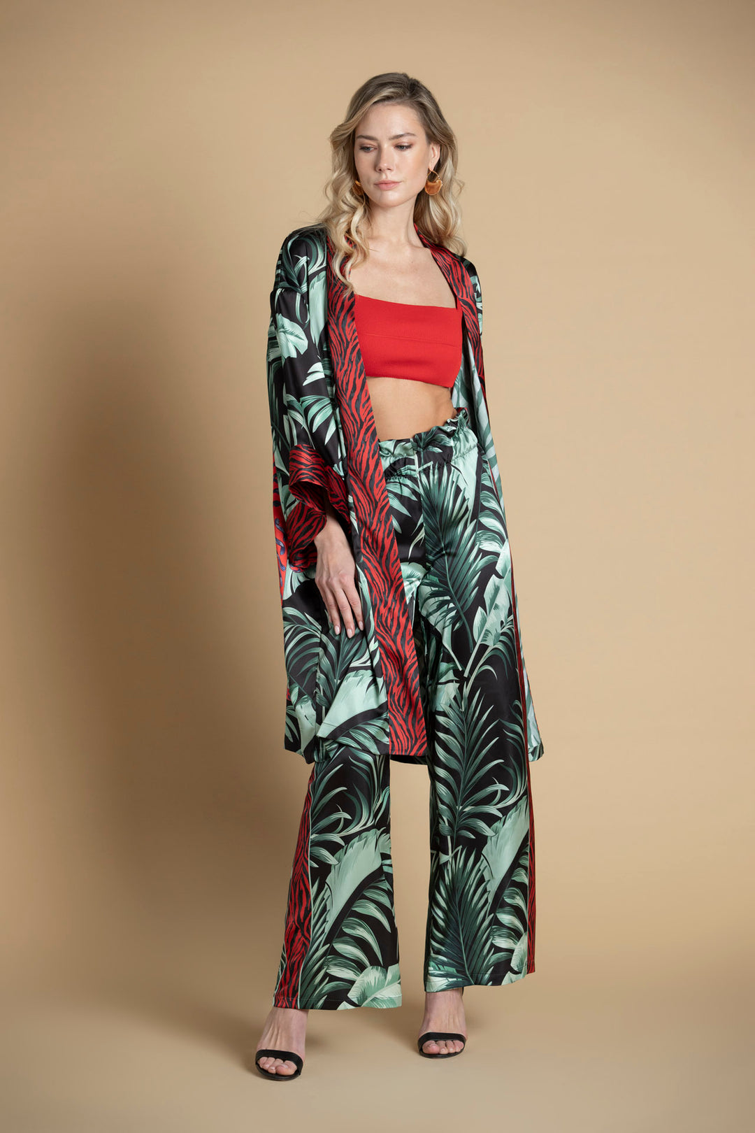 CROP TOP ELÁSTICO VERMELHO SAHOCO