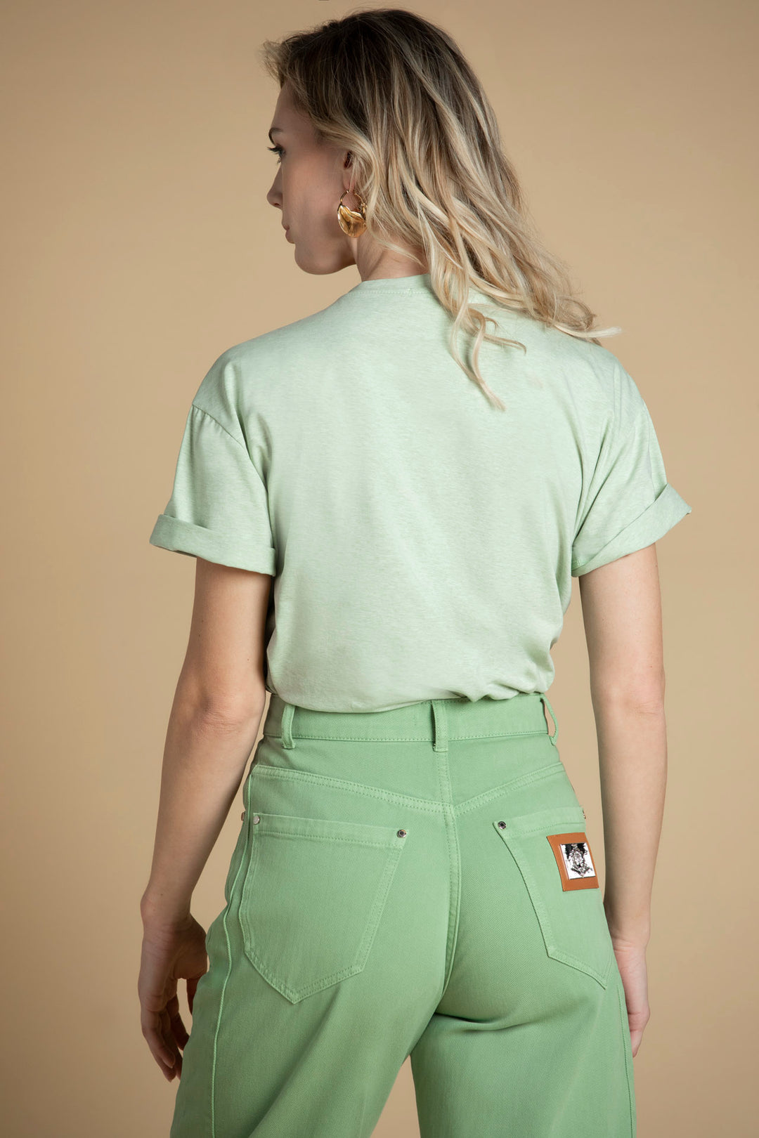 T-SHIRT VERDE COM ESTAMPADO SAHOCO