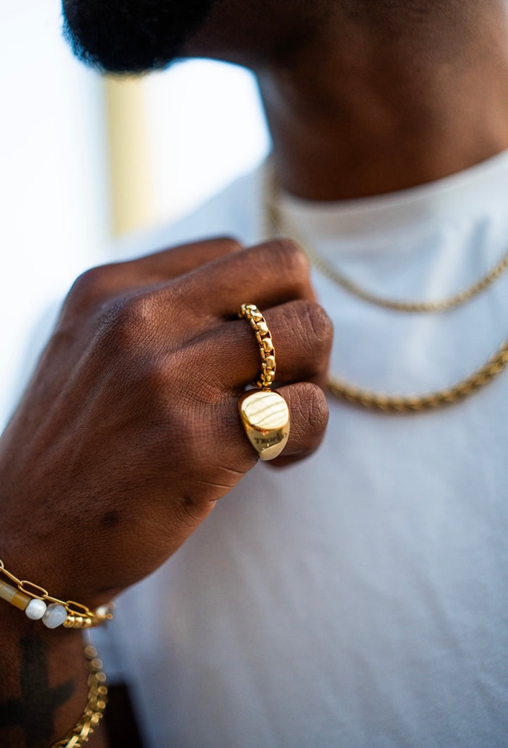 ANEL BIGARGO GOLD PONTO CHIC