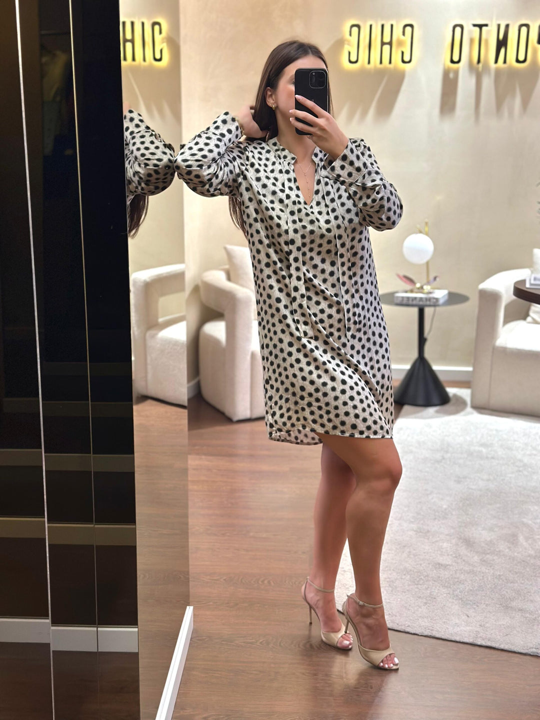 VESTIDO ANIMAL PRINT RINASCIMENTO