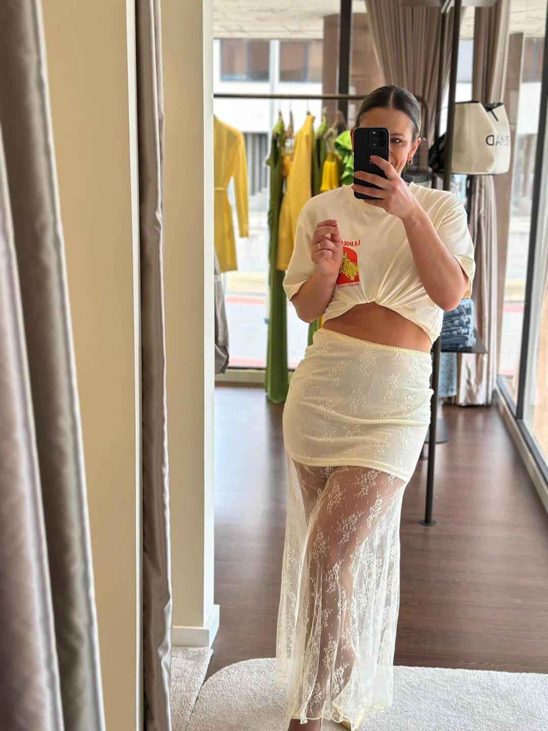 SAIA PÉROLA TRANSPARENTE PONTO CHIC