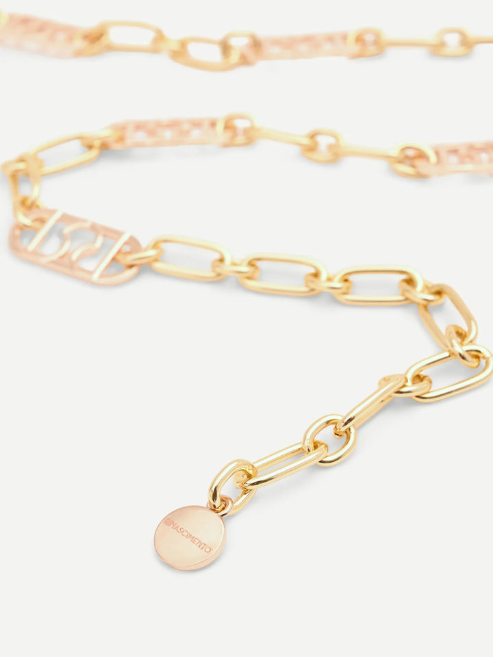 CINTO DOURADO COM BRILHANTES RINASCIMENTO