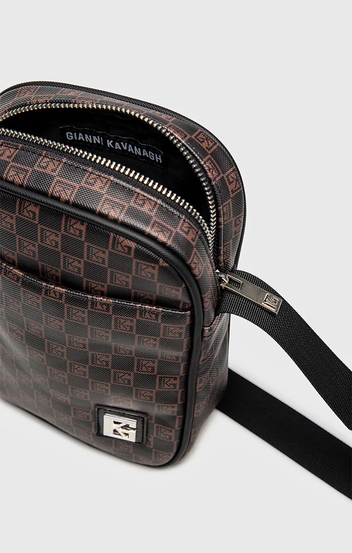 BOLSA TIRACOLO VERTICAL CASTANHA ID CLONE GIANNI KAVANAGH