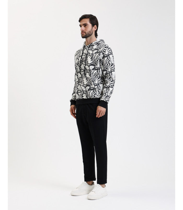 SWEATER COM ESTAMPADO FOLHAS GIANNI LUPO