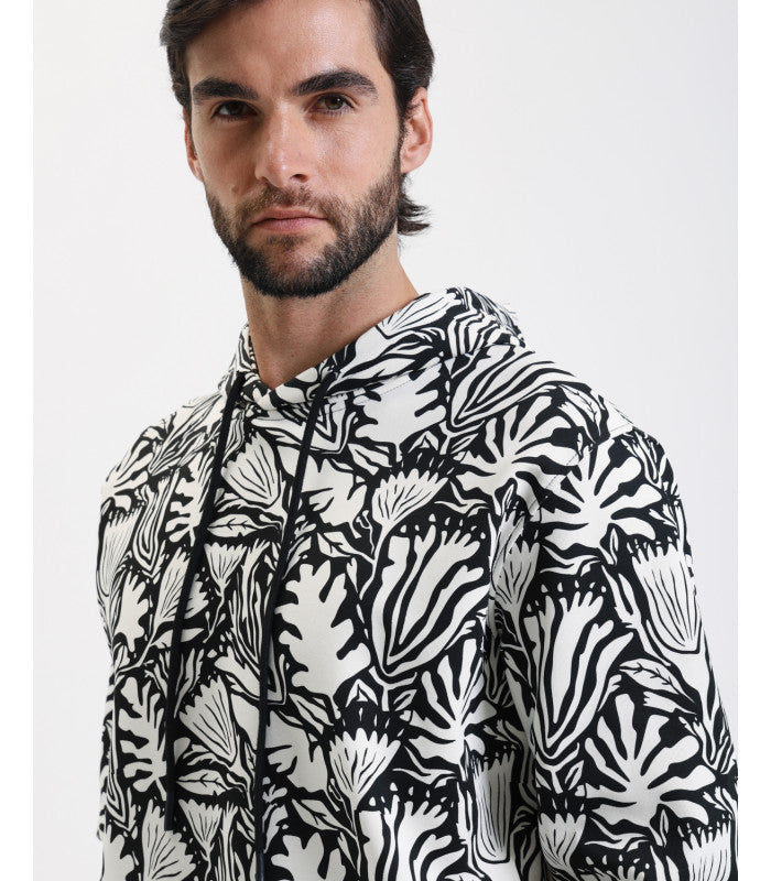 SWEATER COM ESTAMPADO FOLHAS GIANNI LUPO
