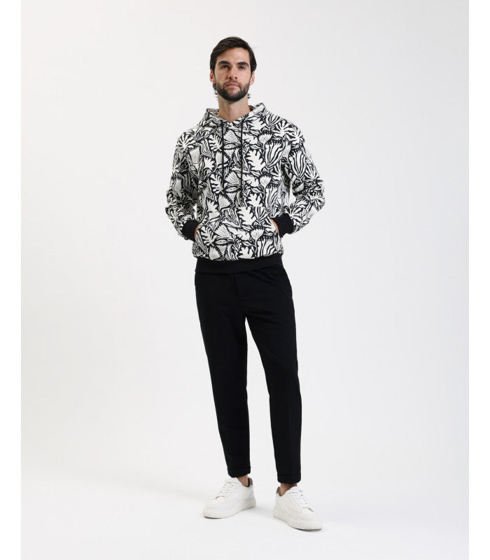 SWEATER COM ESTAMPADO FOLHAS GIANNI LUPO