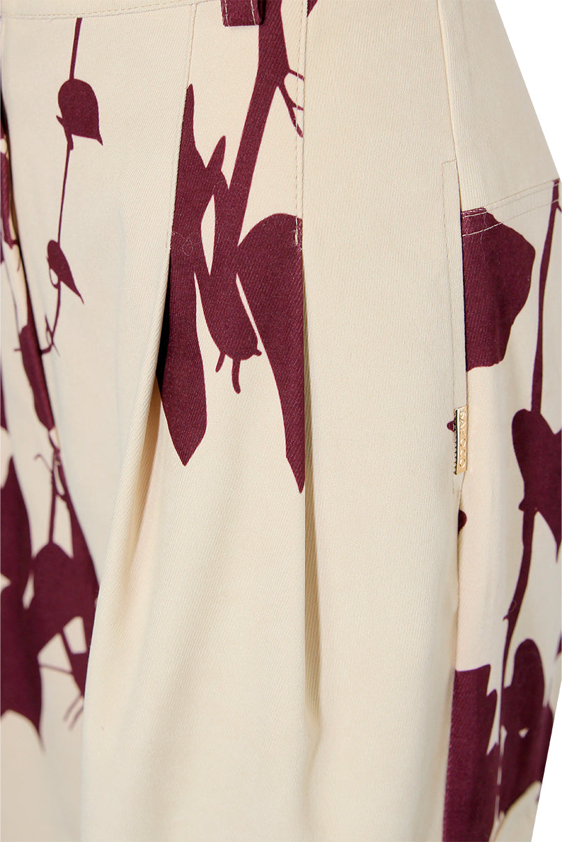 CASACO CROPPED ESTAMPADO SAHOCO