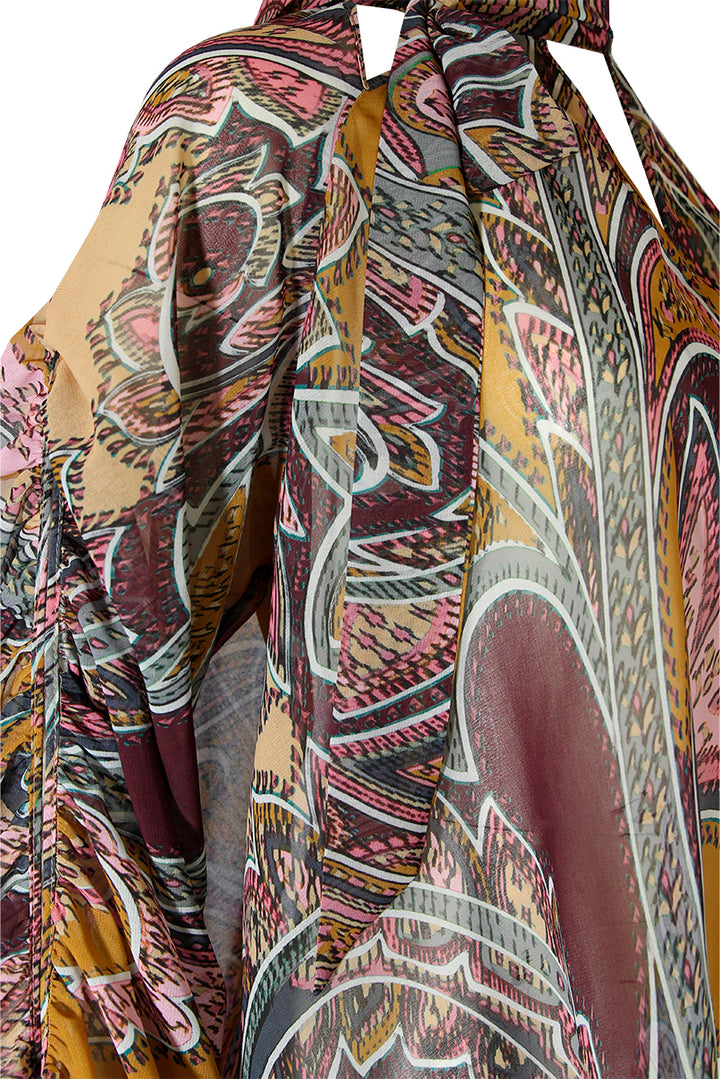 BLUSA FUÍDA ESTAMPADA SAHOCO