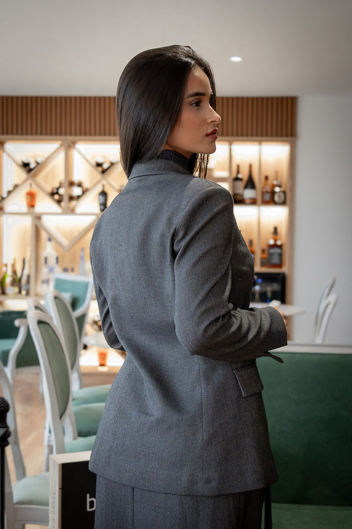BLAZER CINZA DE ALFAIATARIA IMPERIAL