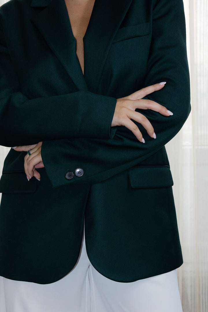 BLAZER VERDE ESCURO GAELLE PARIS