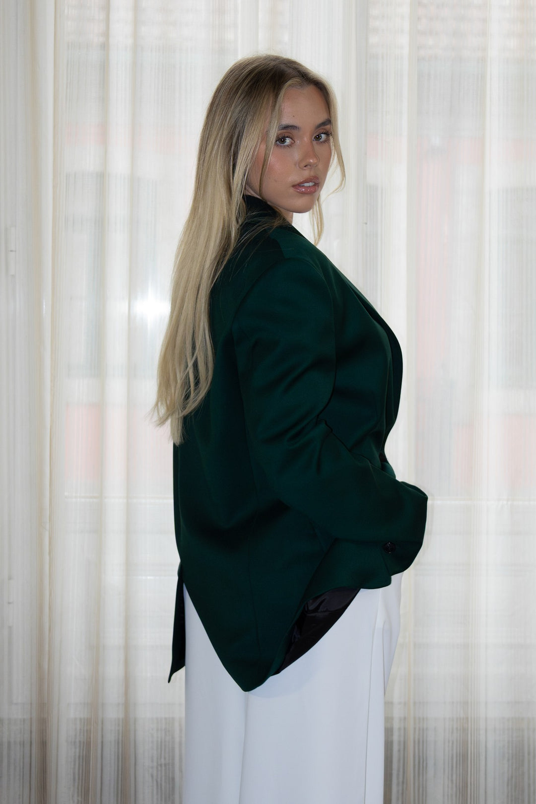 BLAZER VERDE ESCURO GAELLE PARIS