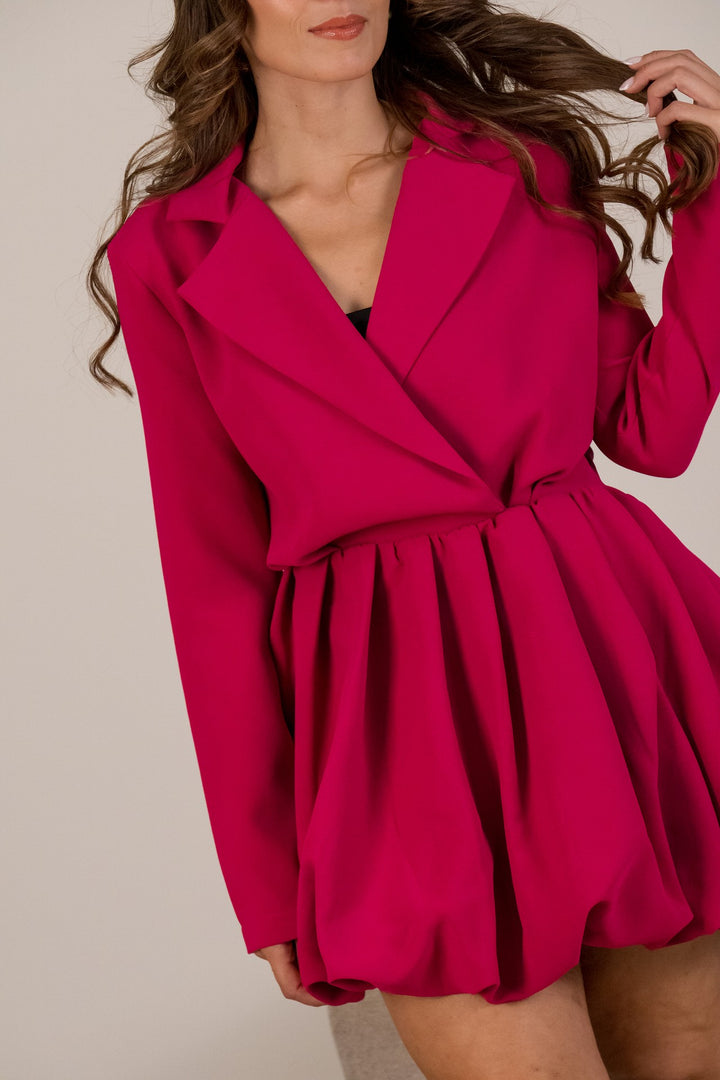 VESTIDO BLAZER ROSA LANÇA PERFUME