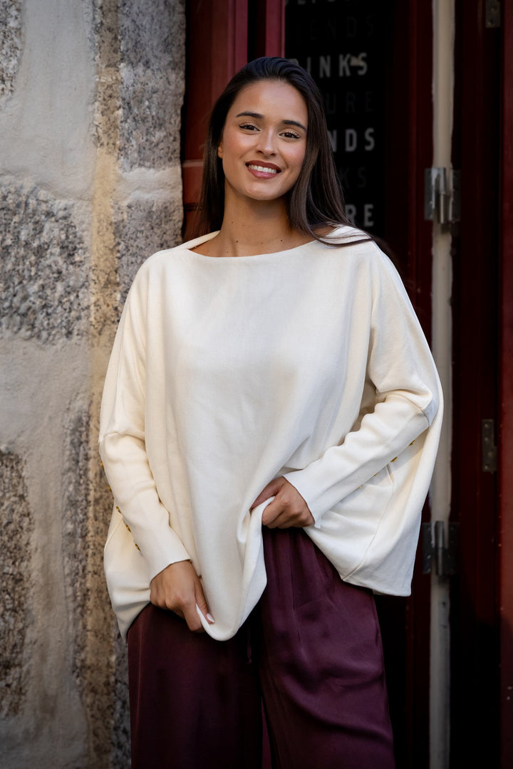 CAMISOLA CRU OVERSIZED RUGA