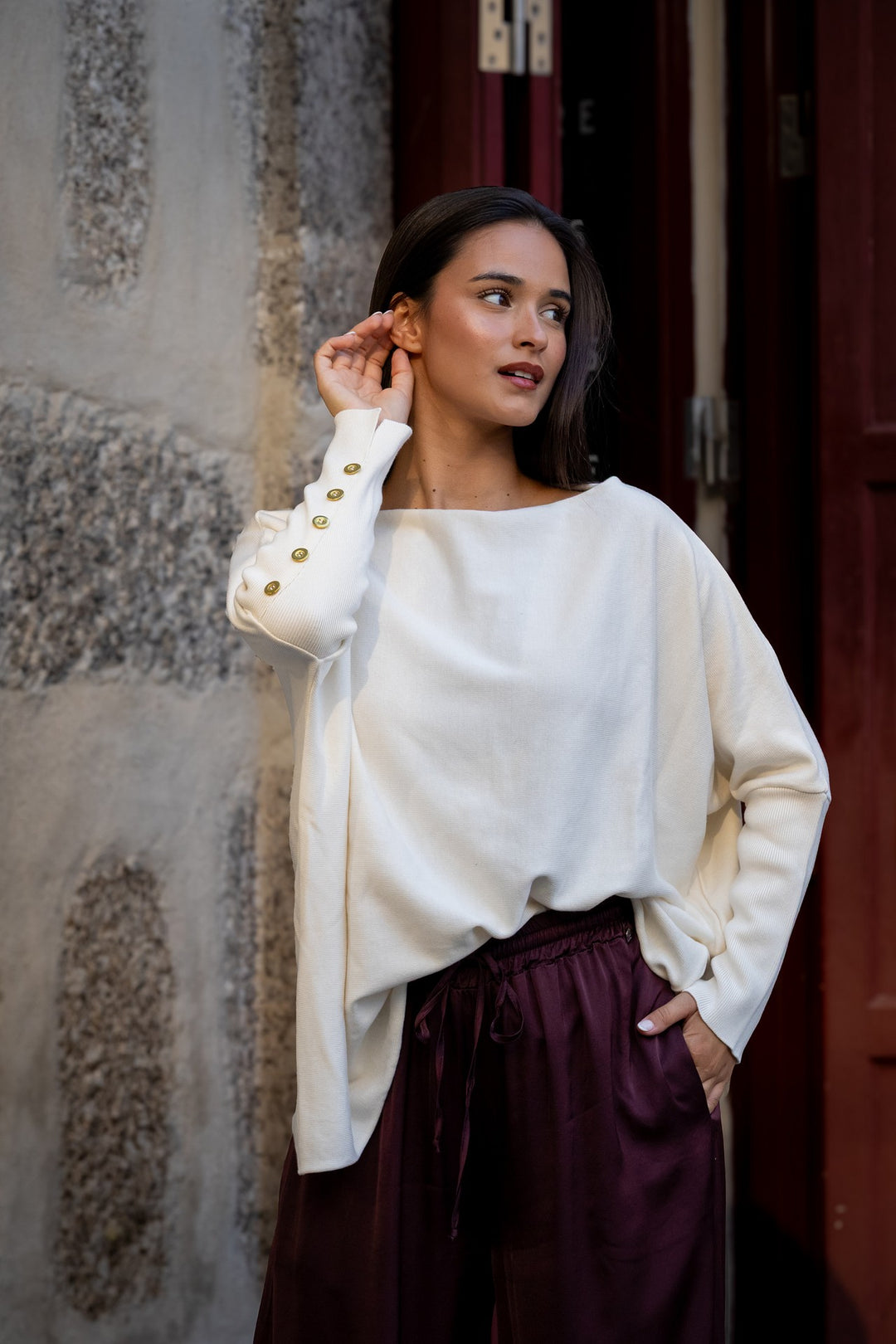 CAMISOLA CRU OVERSIZED RUGA