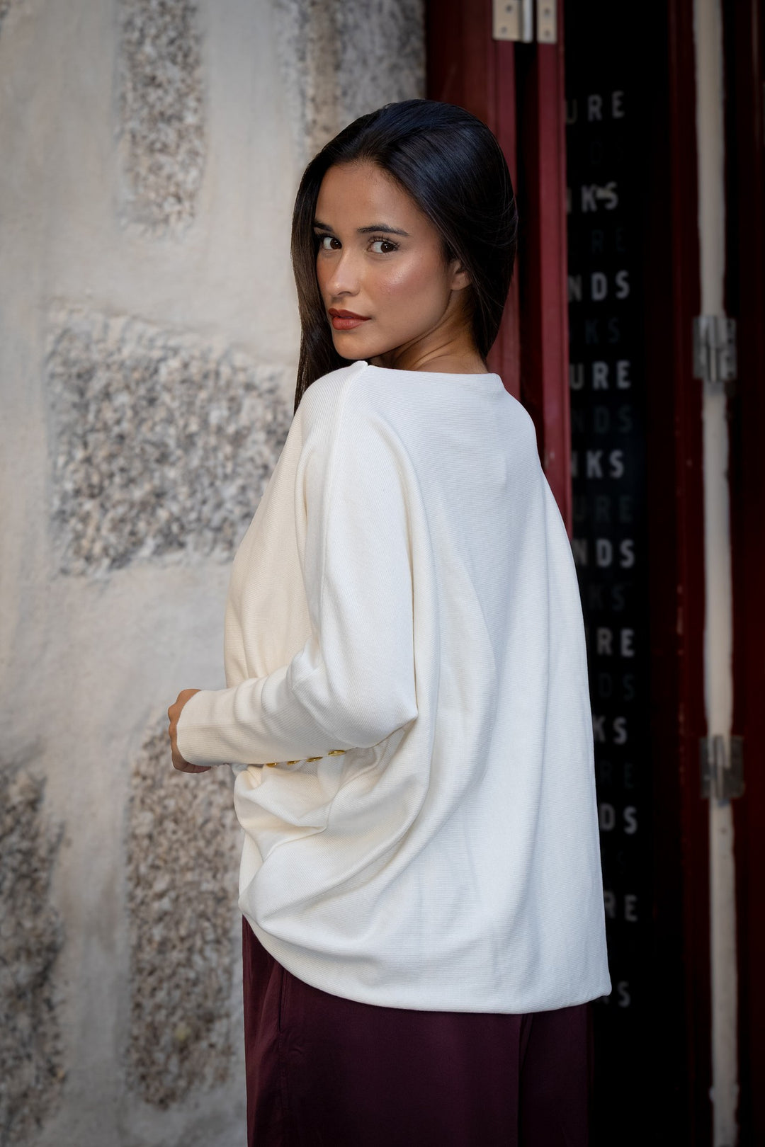 CAMISOLA CRU OVERSIZED RUGA