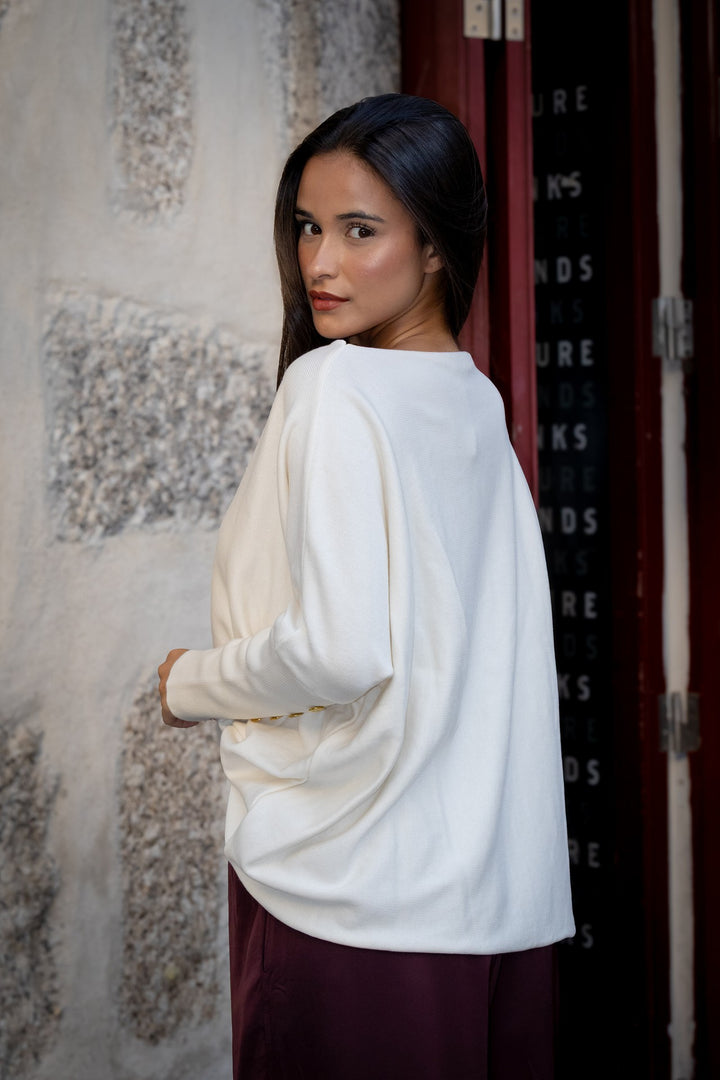 CAMISOLA CRU OVERSIZED RUGA