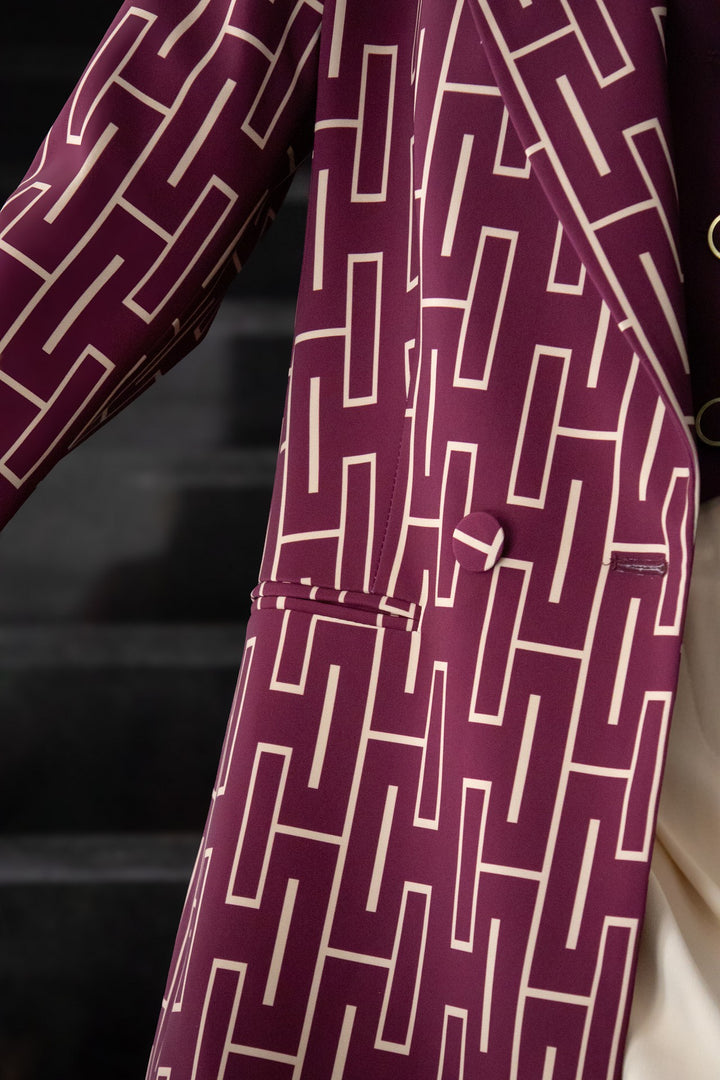 BLAZER ESTAMPADO GEOMÉTRICO RINASCIMENTO